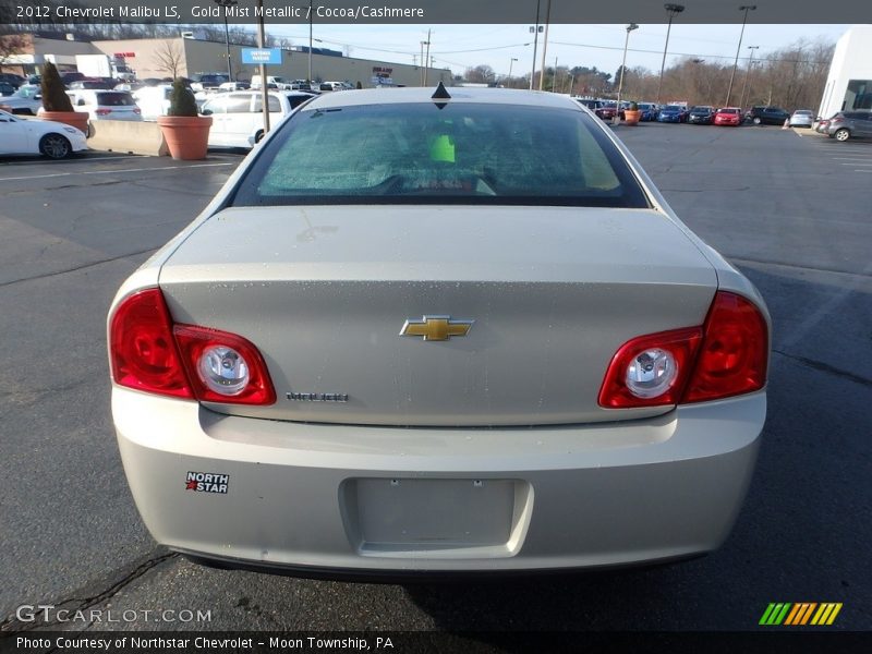 Gold Mist Metallic / Cocoa/Cashmere 2012 Chevrolet Malibu LS