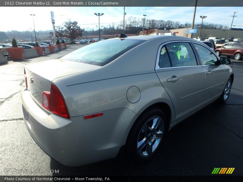 Gold Mist Metallic / Cocoa/Cashmere 2012 Chevrolet Malibu LS
