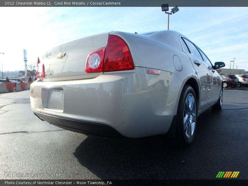 Gold Mist Metallic / Cocoa/Cashmere 2012 Chevrolet Malibu LS