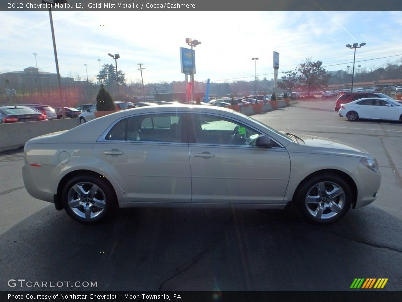 Gold Mist Metallic / Cocoa/Cashmere 2012 Chevrolet Malibu LS