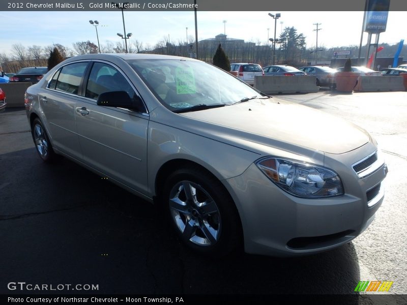 Gold Mist Metallic / Cocoa/Cashmere 2012 Chevrolet Malibu LS