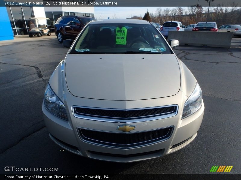 Gold Mist Metallic / Cocoa/Cashmere 2012 Chevrolet Malibu LS
