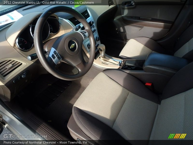 Gold Mist Metallic / Cocoa/Cashmere 2012 Chevrolet Malibu LS