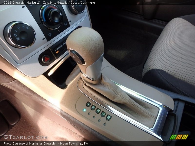 Gold Mist Metallic / Cocoa/Cashmere 2012 Chevrolet Malibu LS