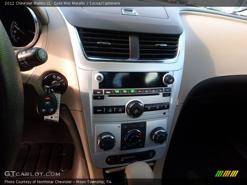 Gold Mist Metallic / Cocoa/Cashmere 2012 Chevrolet Malibu LS