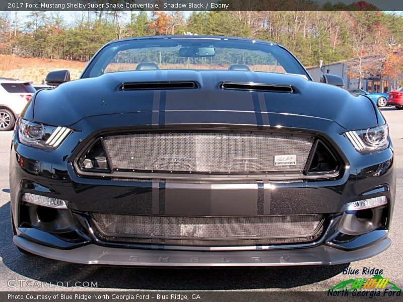 Shadow Black / Ebony 2017 Ford Mustang Shelby Super Snake Convertible