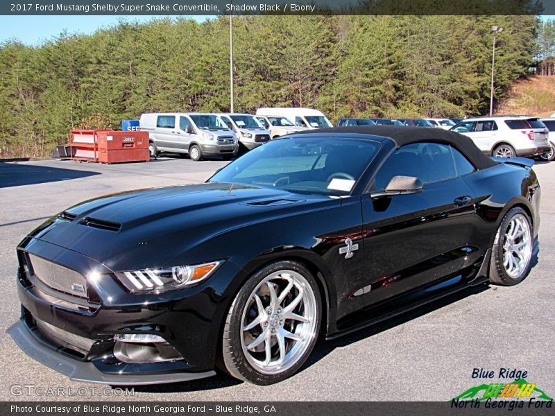 Shadow Black / Ebony 2017 Ford Mustang Shelby Super Snake Convertible