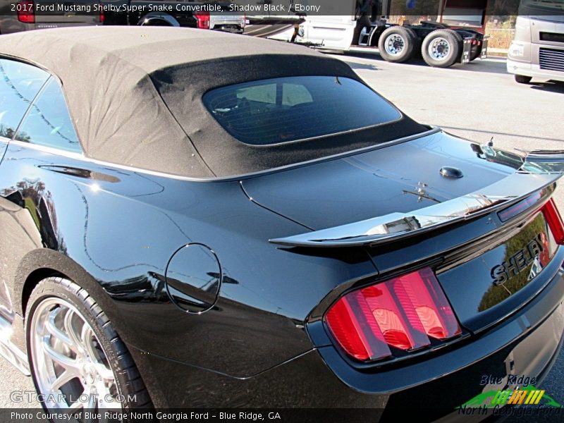 Shadow Black / Ebony 2017 Ford Mustang Shelby Super Snake Convertible