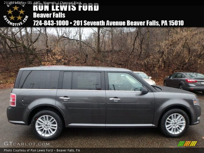 Magnetic / Charcoal Black 2018 Ford Flex SEL AWD