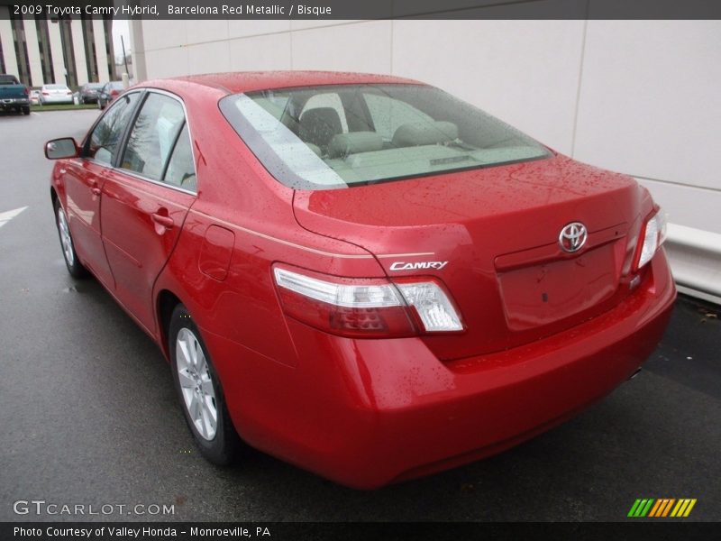 Barcelona Red Metallic / Bisque 2009 Toyota Camry Hybrid