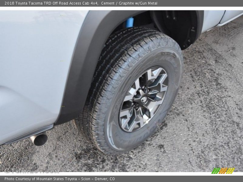 Cement / Graphite w/Gun Metal 2018 Toyota Tacoma TRD Off Road Access Cab 4x4