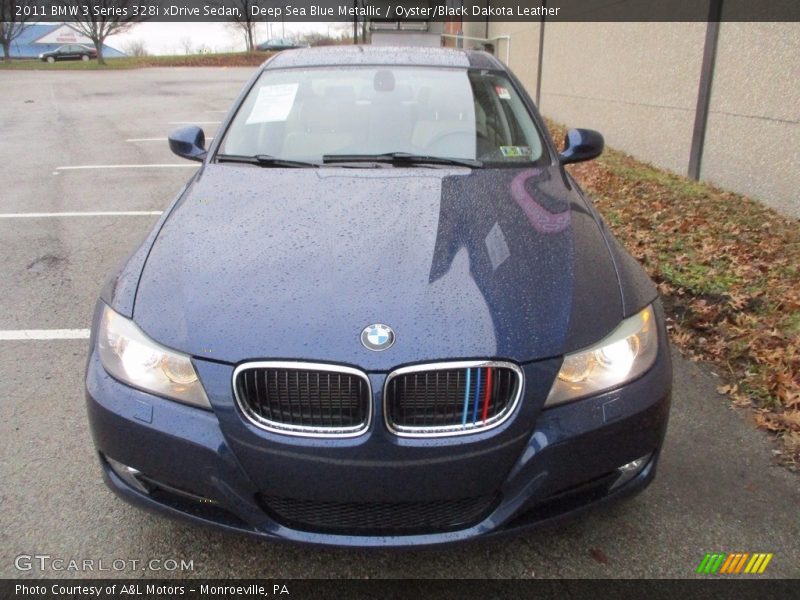 Deep Sea Blue Metallic / Oyster/Black Dakota Leather 2011 BMW 3 Series 328i xDrive Sedan