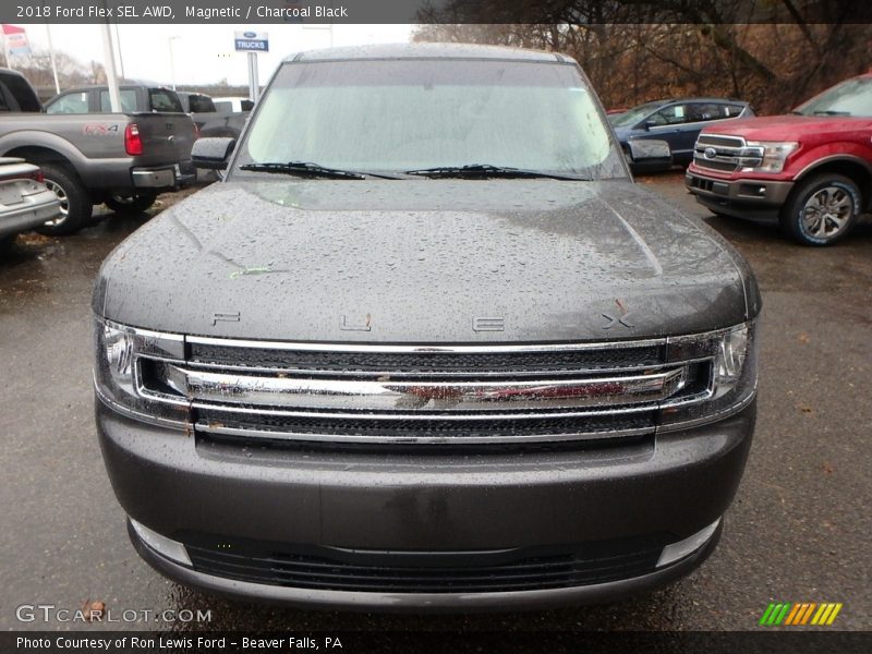 Magnetic / Charcoal Black 2018 Ford Flex SEL AWD