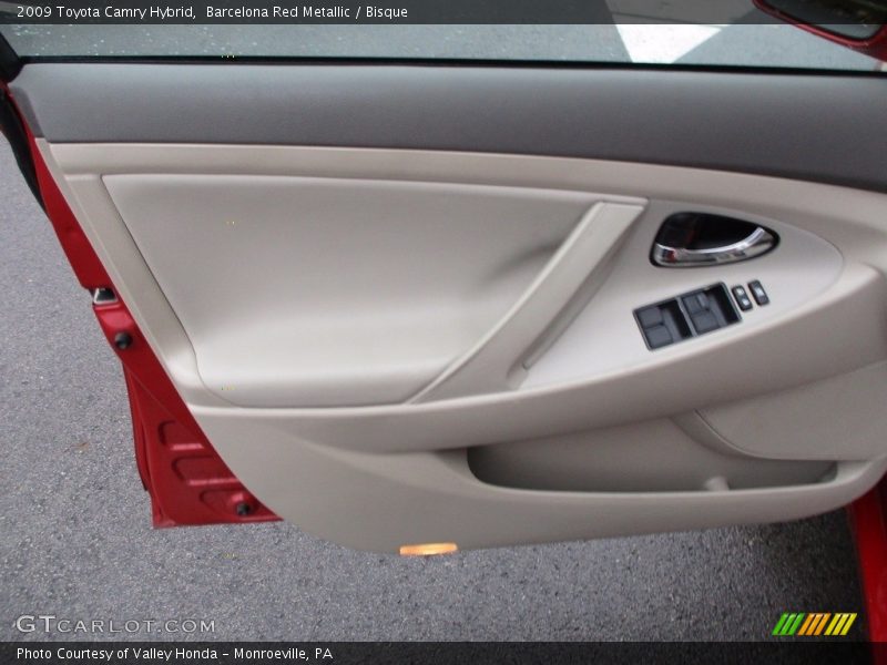 Barcelona Red Metallic / Bisque 2009 Toyota Camry Hybrid