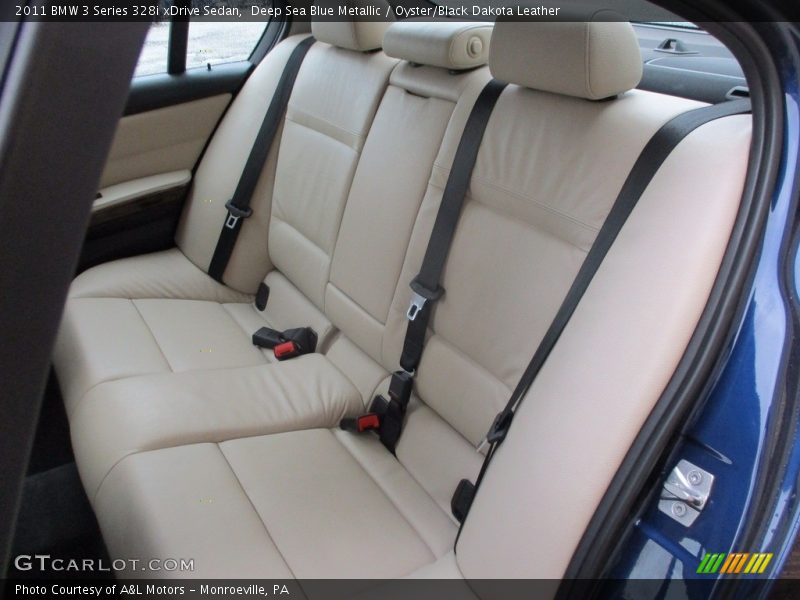 Deep Sea Blue Metallic / Oyster/Black Dakota Leather 2011 BMW 3 Series 328i xDrive Sedan