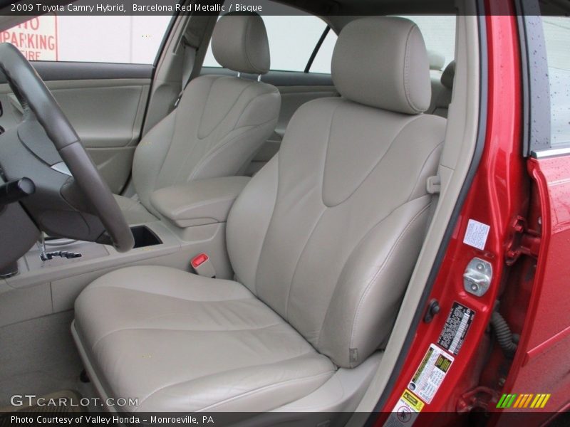 Barcelona Red Metallic / Bisque 2009 Toyota Camry Hybrid