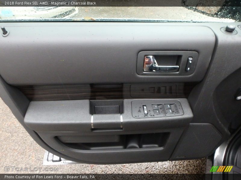 Magnetic / Charcoal Black 2018 Ford Flex SEL AWD