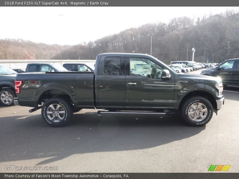 Magnetic / Earth Gray 2018 Ford F150 XLT SuperCab 4x4