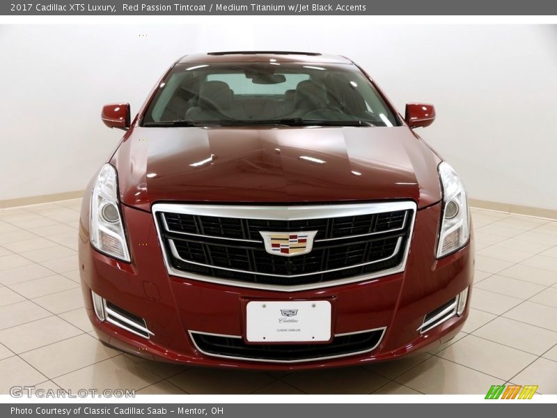 Red Passion Tintcoat / Medium Titanium w/Jet Black Accents 2017 Cadillac XTS Luxury