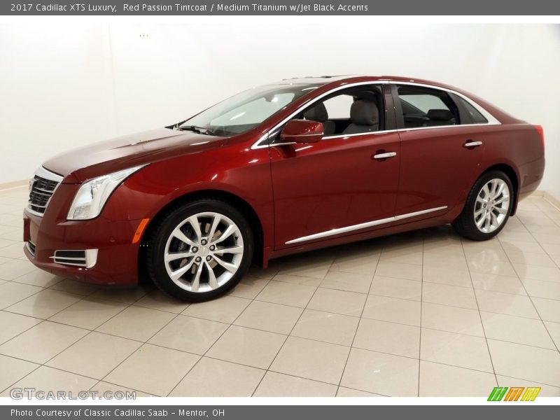 Red Passion Tintcoat / Medium Titanium w/Jet Black Accents 2017 Cadillac XTS Luxury