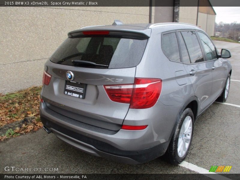 Space Grey Metallic / Black 2015 BMW X3 xDrive28i