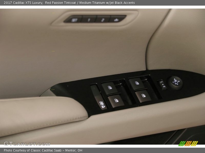Red Passion Tintcoat / Medium Titanium w/Jet Black Accents 2017 Cadillac XTS Luxury