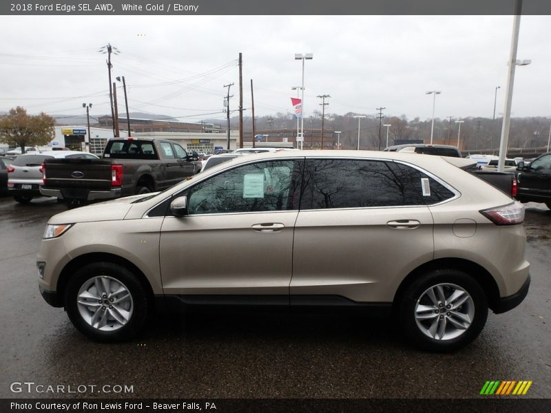  2018 Edge SEL AWD White Gold