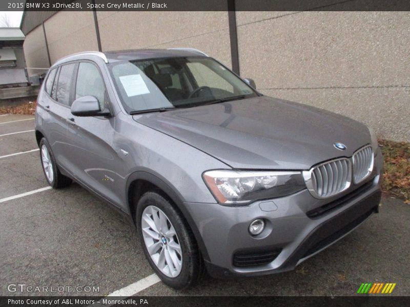 Space Grey Metallic / Black 2015 BMW X3 xDrive28i