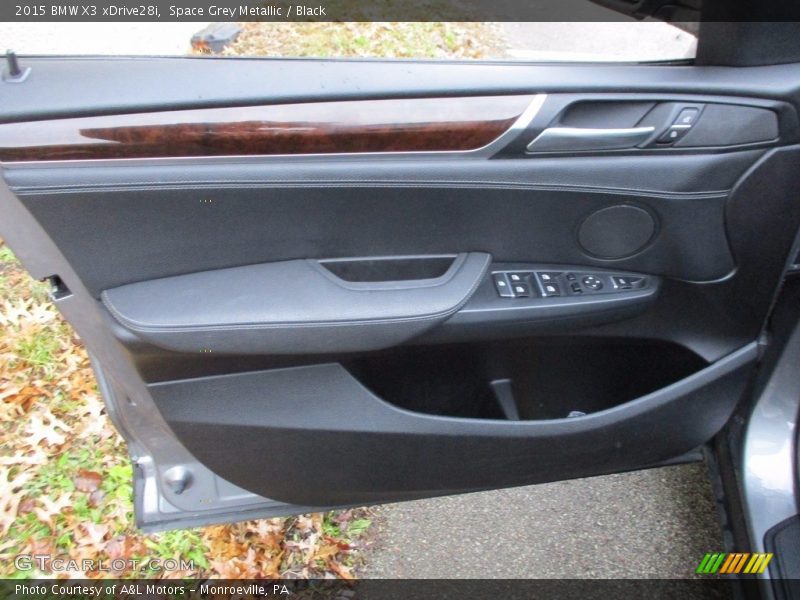 Space Grey Metallic / Black 2015 BMW X3 xDrive28i