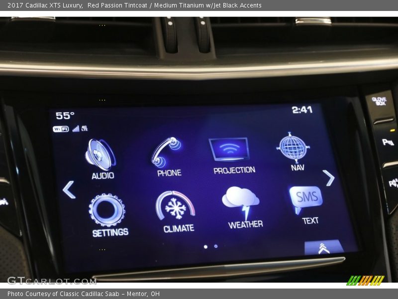 Red Passion Tintcoat / Medium Titanium w/Jet Black Accents 2017 Cadillac XTS Luxury