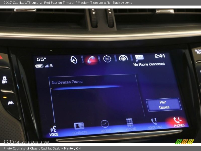 Red Passion Tintcoat / Medium Titanium w/Jet Black Accents 2017 Cadillac XTS Luxury