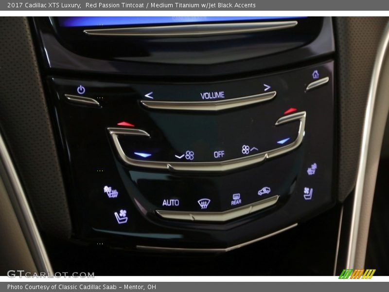 Red Passion Tintcoat / Medium Titanium w/Jet Black Accents 2017 Cadillac XTS Luxury