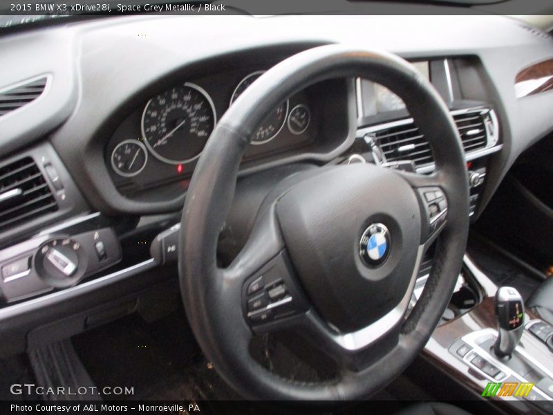 Space Grey Metallic / Black 2015 BMW X3 xDrive28i