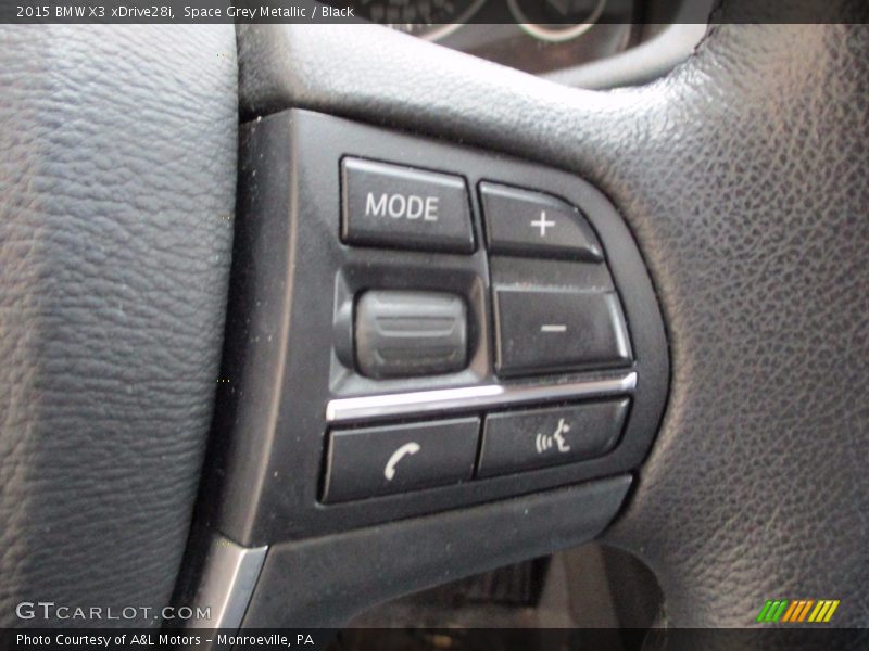 Space Grey Metallic / Black 2015 BMW X3 xDrive28i