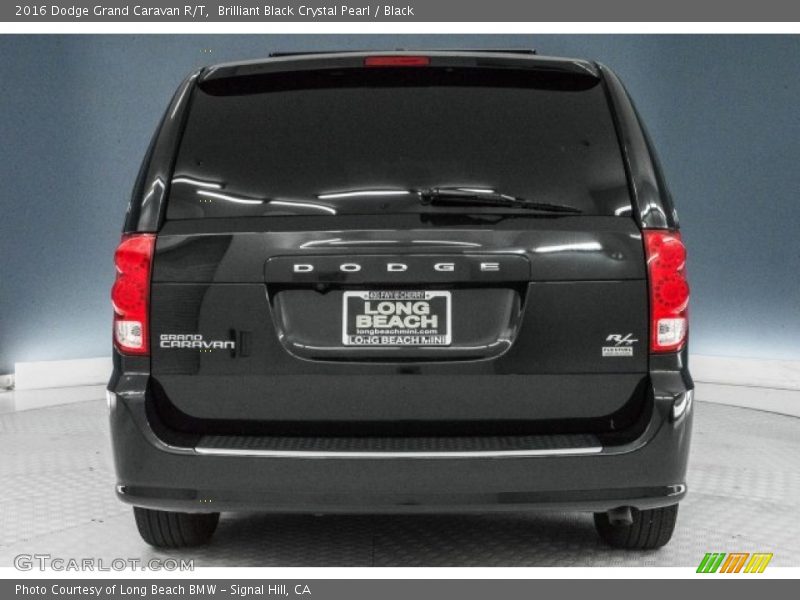 Brilliant Black Crystal Pearl / Black 2016 Dodge Grand Caravan R/T