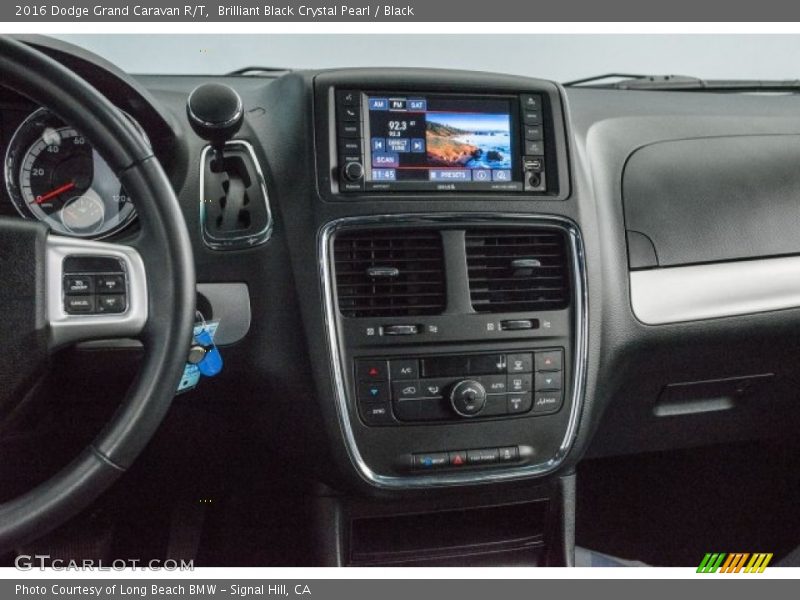 Brilliant Black Crystal Pearl / Black 2016 Dodge Grand Caravan R/T