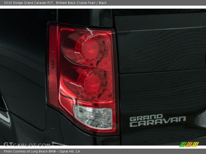 Brilliant Black Crystal Pearl / Black 2016 Dodge Grand Caravan R/T