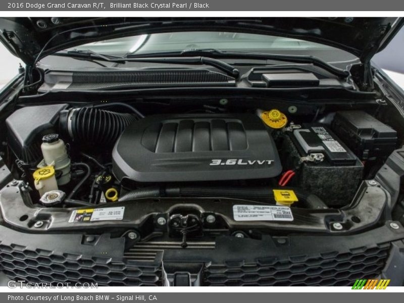 Brilliant Black Crystal Pearl / Black 2016 Dodge Grand Caravan R/T