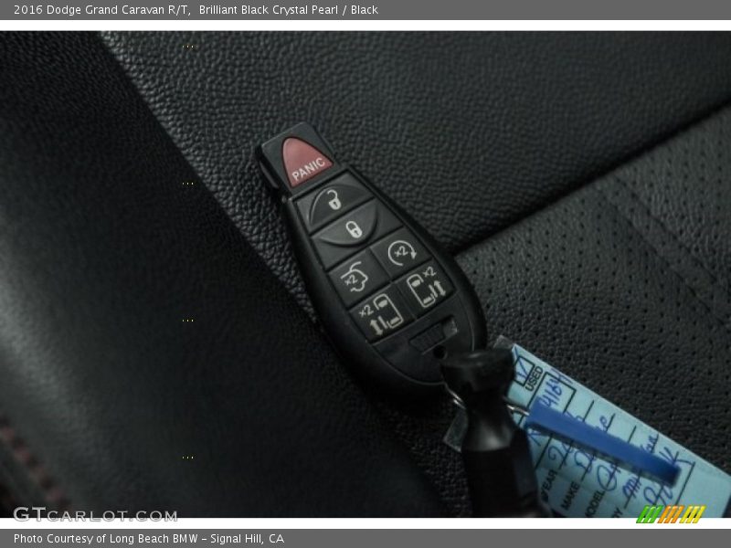 Brilliant Black Crystal Pearl / Black 2016 Dodge Grand Caravan R/T