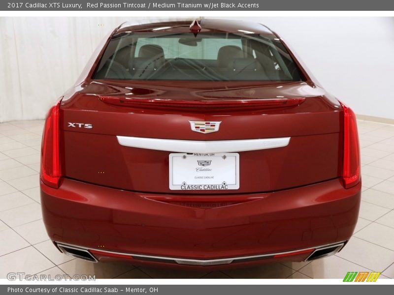 Red Passion Tintcoat / Medium Titanium w/Jet Black Accents 2017 Cadillac XTS Luxury