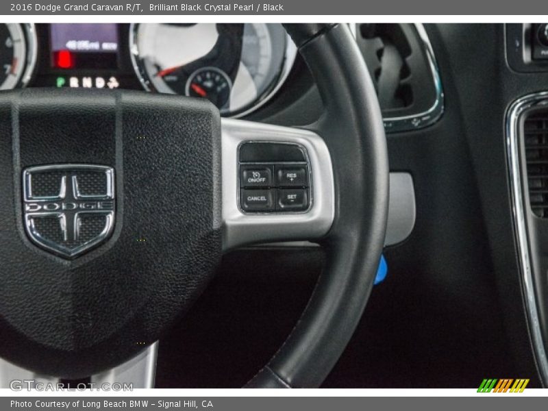 Brilliant Black Crystal Pearl / Black 2016 Dodge Grand Caravan R/T
