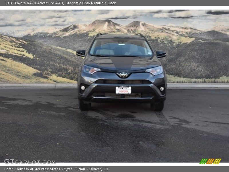 Magnetic Gray Metallic / Black 2018 Toyota RAV4 Adventure AWD