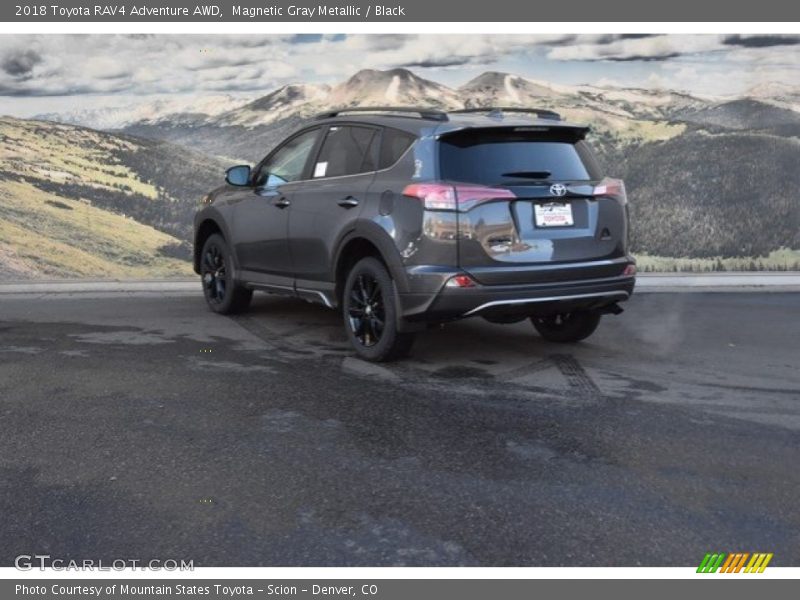 Magnetic Gray Metallic / Black 2018 Toyota RAV4 Adventure AWD