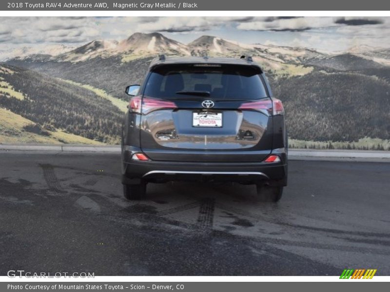 Magnetic Gray Metallic / Black 2018 Toyota RAV4 Adventure AWD