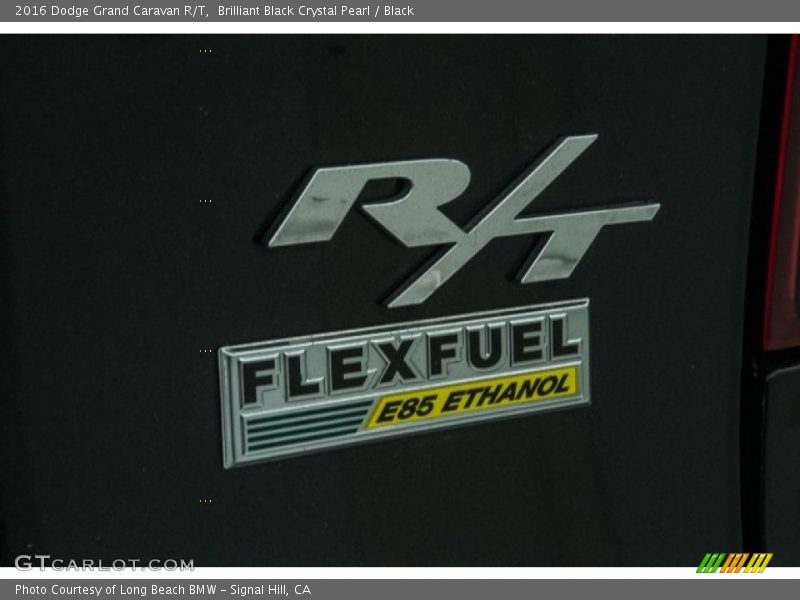 Brilliant Black Crystal Pearl / Black 2016 Dodge Grand Caravan R/T