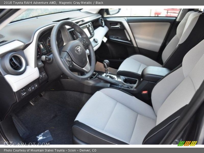 Magnetic Gray Metallic / Black 2018 Toyota RAV4 Adventure AWD