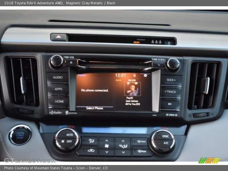 Magnetic Gray Metallic / Black 2018 Toyota RAV4 Adventure AWD