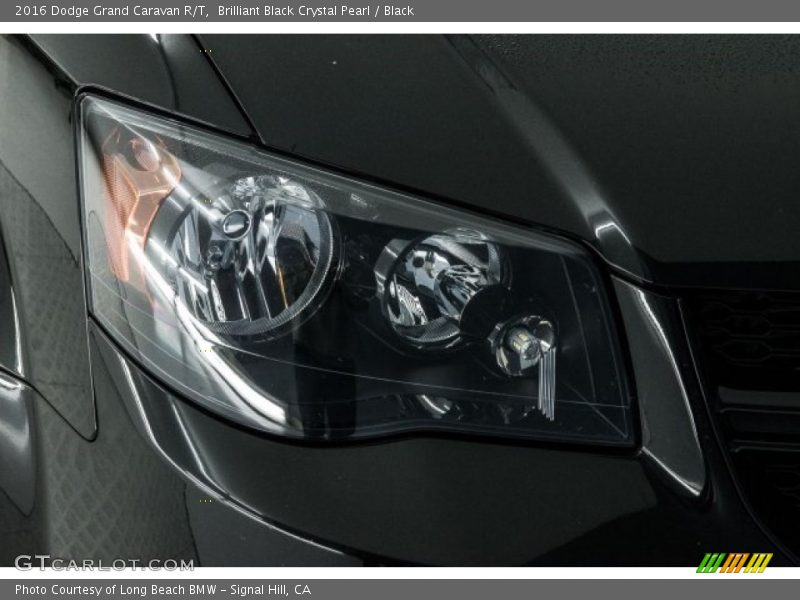 Brilliant Black Crystal Pearl / Black 2016 Dodge Grand Caravan R/T