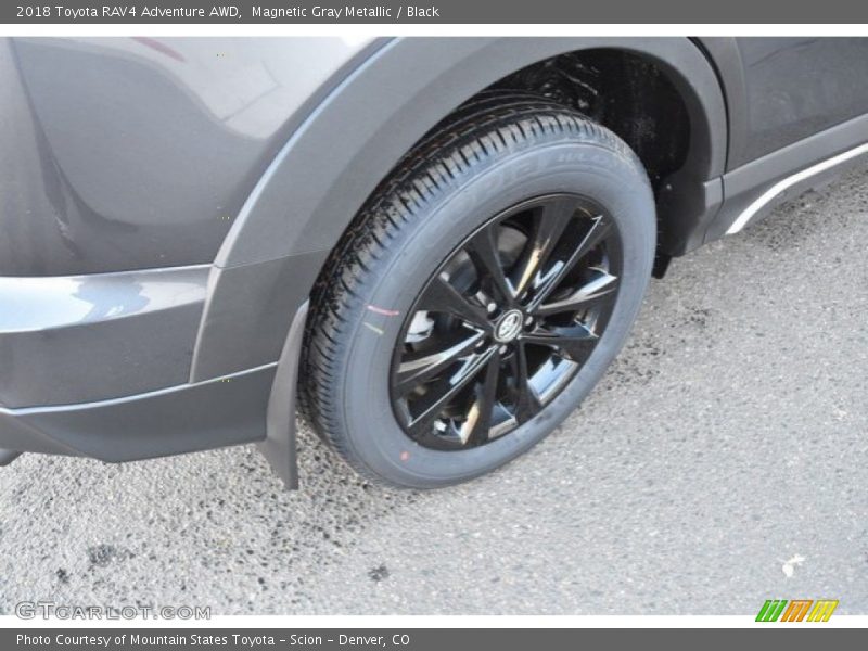 Magnetic Gray Metallic / Black 2018 Toyota RAV4 Adventure AWD