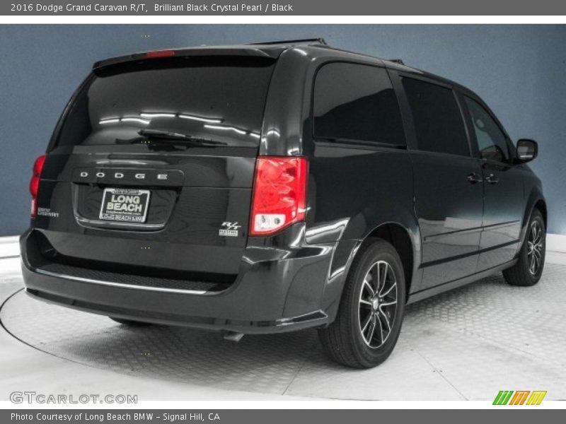 Brilliant Black Crystal Pearl / Black 2016 Dodge Grand Caravan R/T